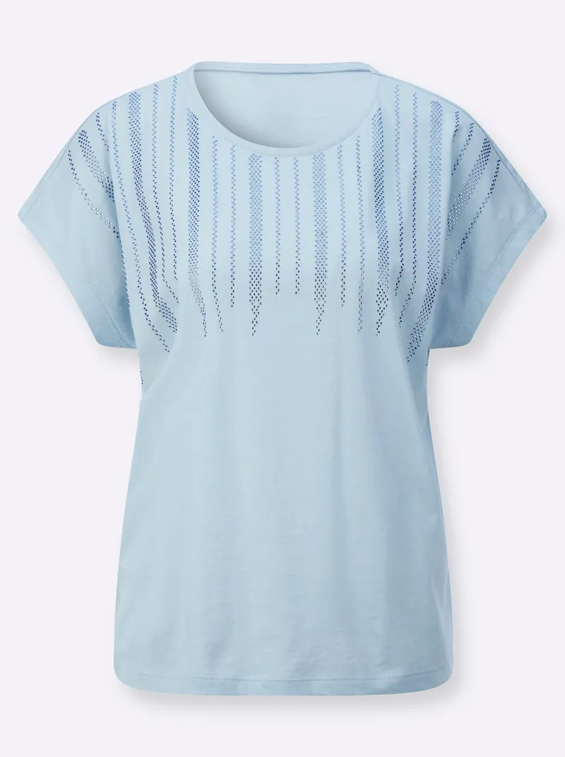 Witt Kurzarmshirt hellblau, Hellblau, – Produktbild 1 von 2