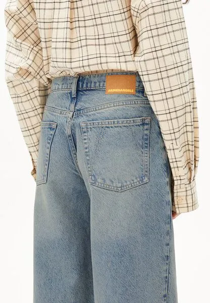 ARMEDANGELS ARMEDANGELS ASTRAEAAS Damen Wide Jeans Bio-Baumwoll Mix, Airy, – Produktbild 3 von 4