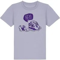 päfjes päfjes Hey! Oskar Otter - Fair Wear Bio Kinder T-Shirt - Lavendel/Lila – Produktbild 1 von 1