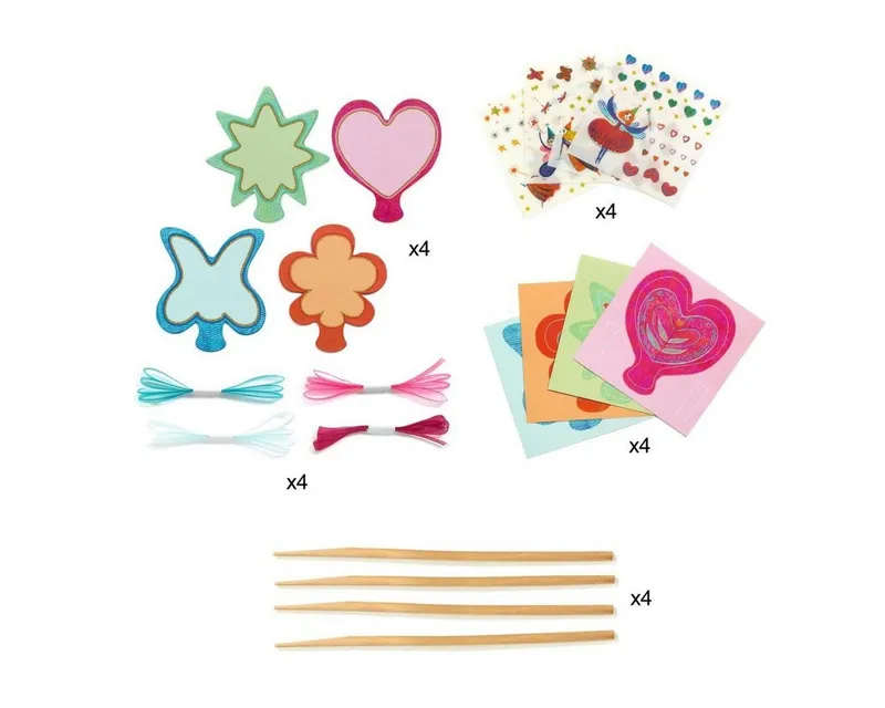 DJECO Kreativset DIY: Zauberstab Kleine Feen Bastelset DJ07950 – Produktbild 3 von 5