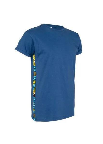 Maishameanslife Maishameanslife Bio Kitenge Shirt - Men, Blau, – Produktbild 2 von 4