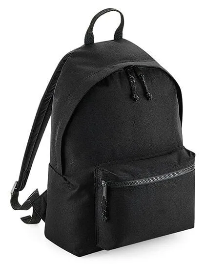 BagBase BagBase Recycled Backpack, Schwarz, – Produktbild 2 von 3