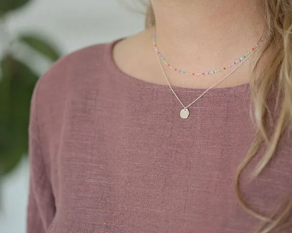 pikfine pikfine Kurze Kette Thora, Silber, – Produktbild 3 von 4