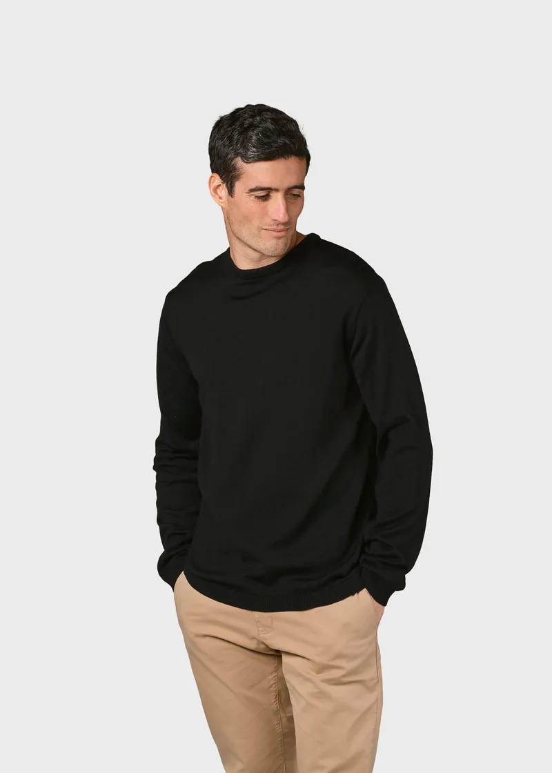 Klitmøller Merino Pullover Basic, Black, – Produktbild 1 von 1