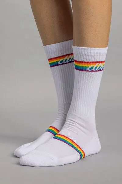 DIRTS dirts Rainbow Socks 1.0, White, – Produktbild 3 von 4