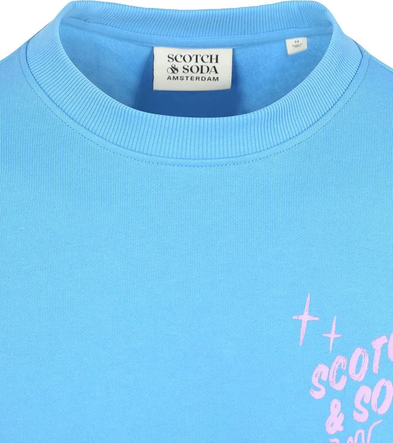 Scotch and Soda Scotch and Soda Scotch & Soda Pullover mit Print Blau, Blau, – Produktbild 4 von 5