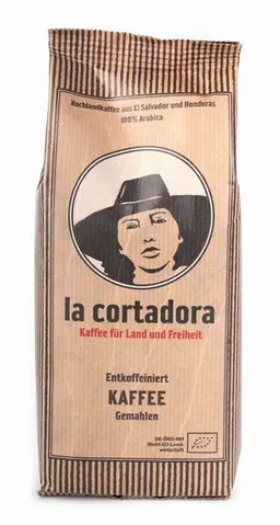 El Puente El Puente La Cortadora  Bio-Kaffee gem. 250 g entkoffeiniert | Fair Trade | Bio-zertifiziert | Vegan | Glutenfrei – Produktbild 1 von 1