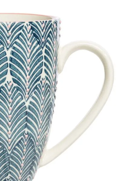 Tranquillo TRANQUILLO Tasse Mix'n'Match aus Steinzeug, 400 ml, Blau, – Produktbild 3 von 3