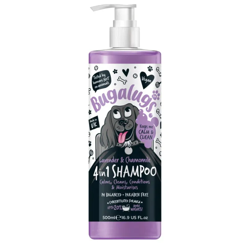 Bugalugs Bugalugs Hundeshampoo 4in1 Lavendel & Kamille 500ml – Produktbild 1 von 2