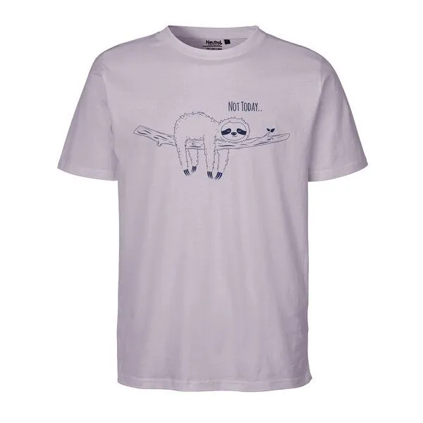 HANDGEDRUCKT HANDGEDRUCKT "Not Today..." Unisex T-Shirt, Dusty purple, – Produktbild 1 von 2