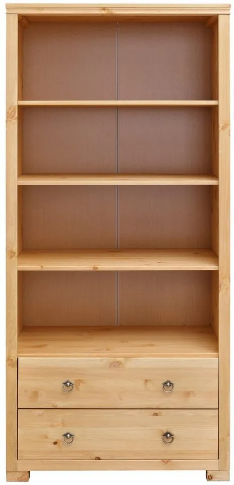 OTTO home Standregal Gotland, Breite 80 cm, Höhe 178 cm, aus massiver Kiefer, FSC®, Beige, – Produktbild 3 von 5
