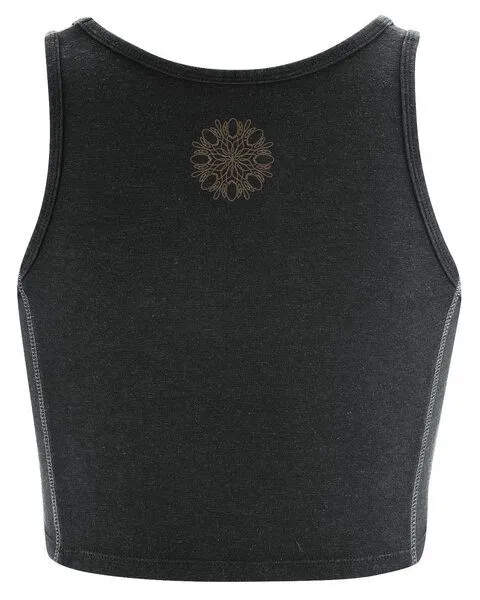 HempAge Hempage Damen Yoga Top Hanf/Bio-Baumwolle, Black-2, – Produktbild 4 von 4