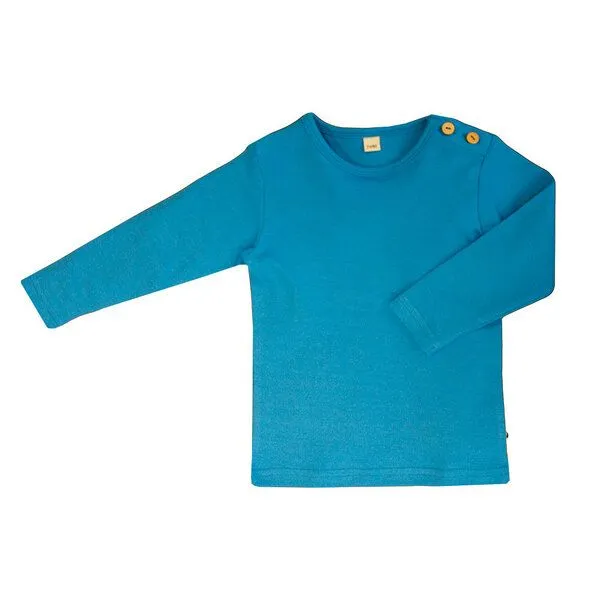 Leela Cotton Leela Cotton Langarmshirt, Nordischblau, – Produktbild 1 von 1