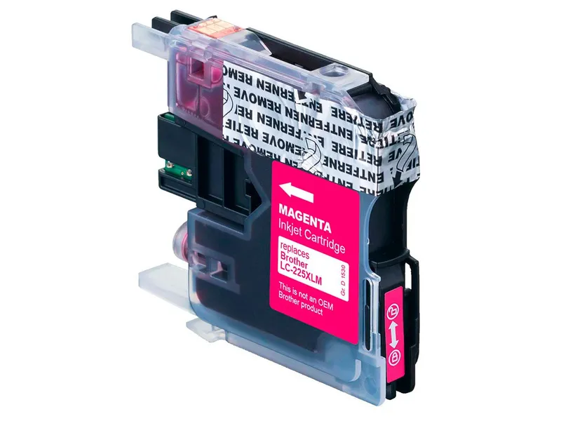 Memo memo Tintenpatrone ersetzt Brother LC-225XLM magenta – Produktbild 1 von 1