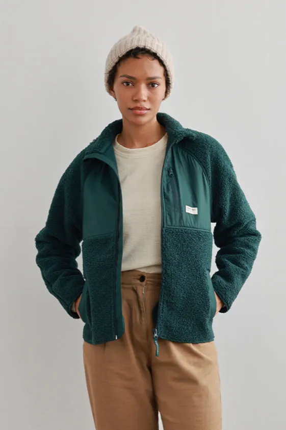 TWOTHIRDS TWOTHIRDS Damen vegan Jacke Shark In Dunkelgrün, Grün, – Produktbild 2 von 2