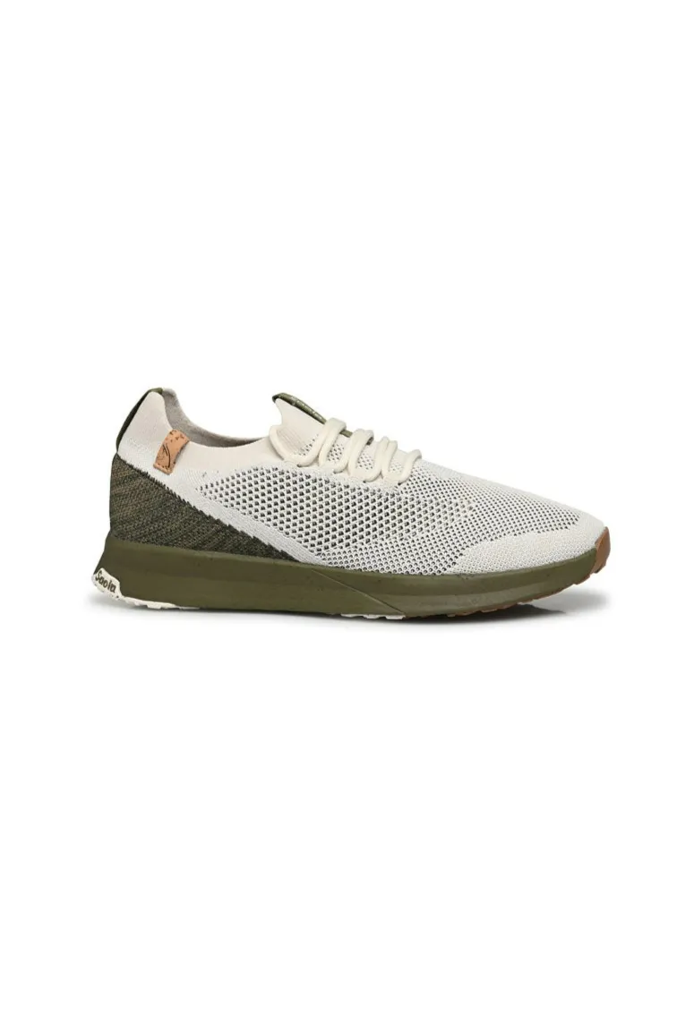 SAOLA SAOLA Herren vegan Sneaker Herren Tsavo 2.0 Weiß / Burnt Olive, Olivgrün, – Produktbild 1 von 2