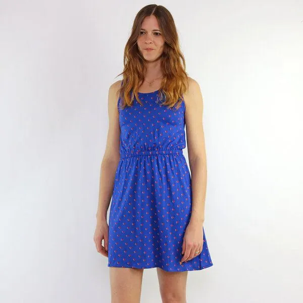 Gary Mash GARY MASH Kleid Madeline Hearts aus Modal®-Mix, Blau, – Produktbild 1 von 3