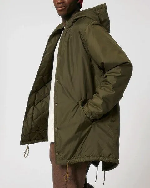 YTWOO YTWOO Unisex Parka aus recyceltem PET, Padded Parker, in verschiedenen Farben und Mustern, Khaki, – Produktbild 4 von 4