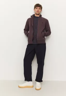 recolution Recolution Herren vegan Sweatjacke Camphor Dark Grape – Produktbild 1 von 1
