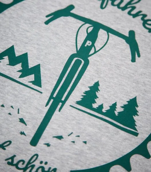 päfjes päfjes Radfahren ist schön / Gravel - Fair Wear Unisex Sweater, Grau, – Produktbild 2 von 3