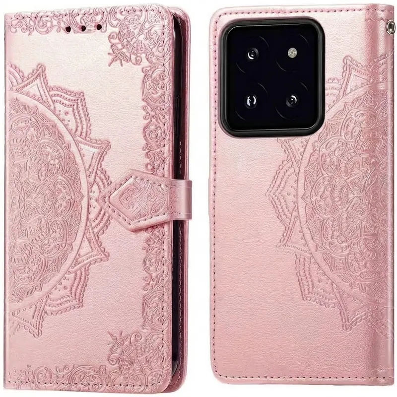 imoshion imoshion Mandala Klapphülle für das Xiaomi 14T, Rosegold, – Produktbild 1 von 1