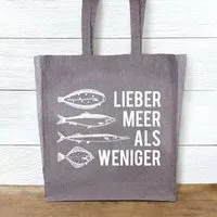 Bow Hummingbird Bow & Hummingbird Shopper "Lieber Meer als weniger" – Produktbild 1 von 1