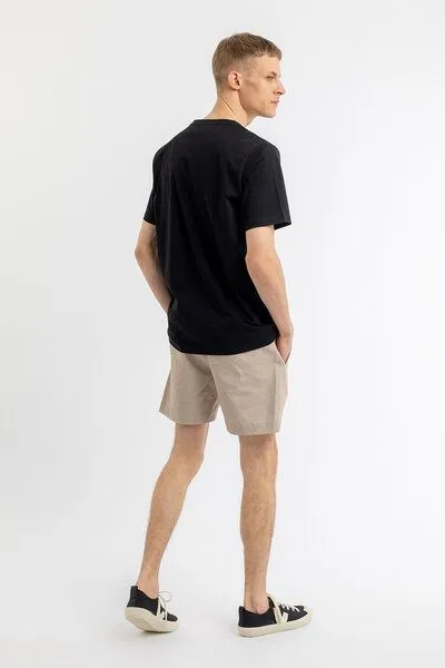 Rotholz T-Shirt mit Rotholz Logo Print aus Bio-Baumwolle, Schwarz, – Produktbild 2 von 4