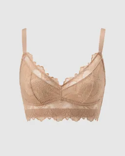 Understatement Understatement Damen vegan Bh Unterstützung Spitze Warm Beige – Produktbild 1 von 1