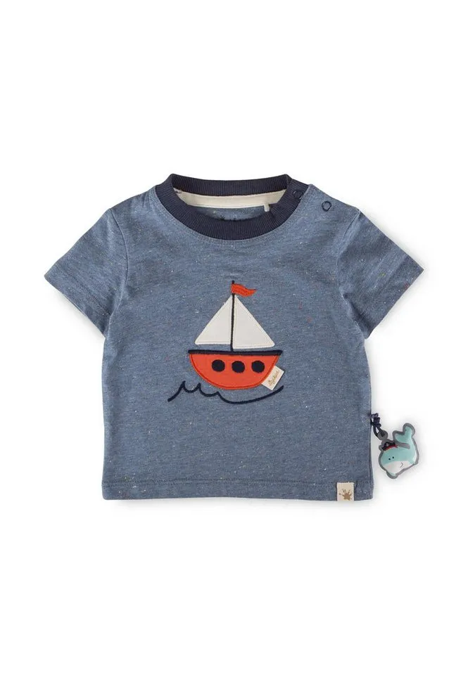 sigikid sigikid T-Shirt Happy Holiday für Babys Jungen (1-tlg), Blau, – Produktbild 1 von 4