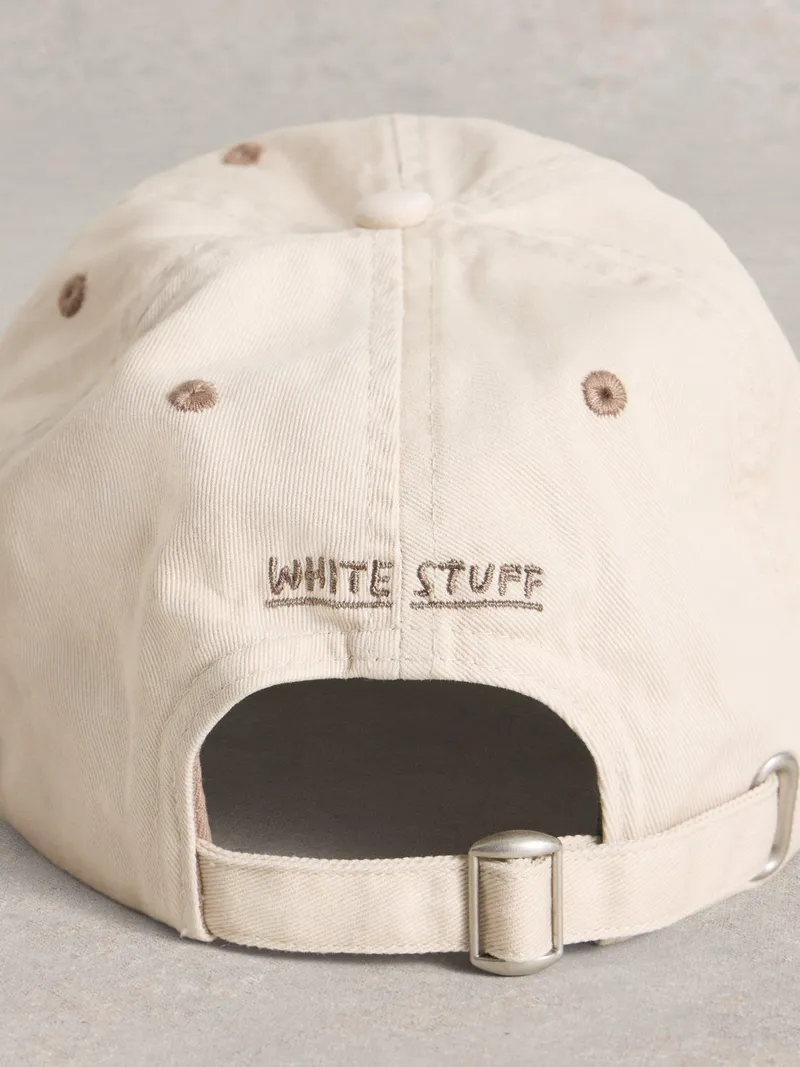 White Stuff Baseballkappe aus Baumwolle - Einheitsgröße, Hellnatur, – Produktbild 2 von 2