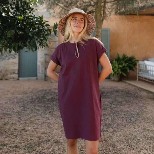 NORDLICHT NORDLICHT T-Shirt Kleid Meike, Cherry, – Produktbild 2 von 4