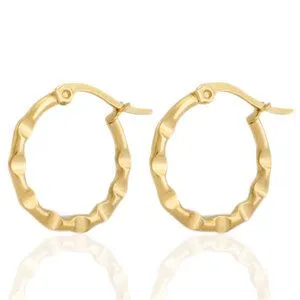 ELEKTROPULLI Creolen in 20mm von Elektropulli, Gold, – Produktbild 2 von 5