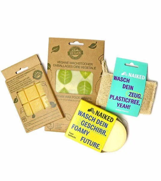 nuts innovations und NAIKED nuts innovations und NAIKED Set Wachstücher mit DIY Kit und Reinigung – Produktbild 2 von 3