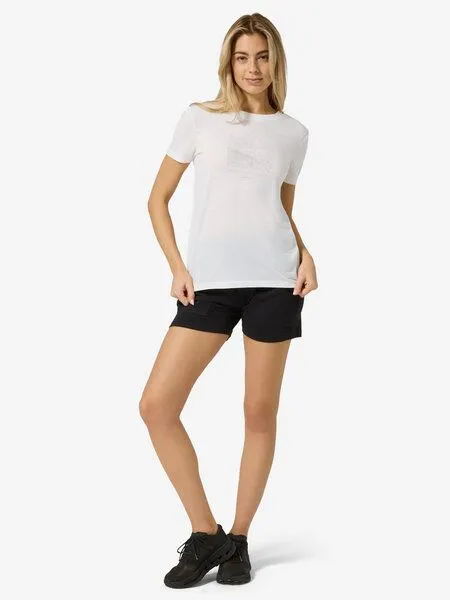 Super.Natural Super.Natural Merino T-Shirt W Mountain Lovers Bio J Tee für Damen, Fresh white/feather grey, – Produktbild 3 von 4