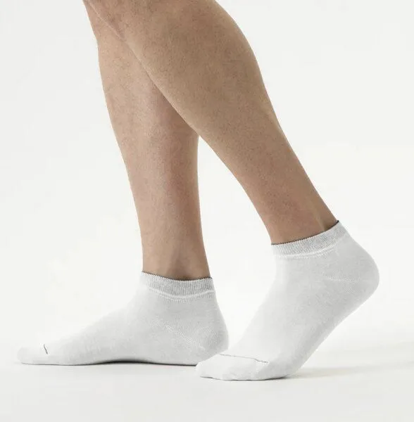 von Jungfeld von Jungfeld Sneaker Socken aus Bio-Baumwolle für Damen und Herren, Weiss, – Produktbild 1 von 3