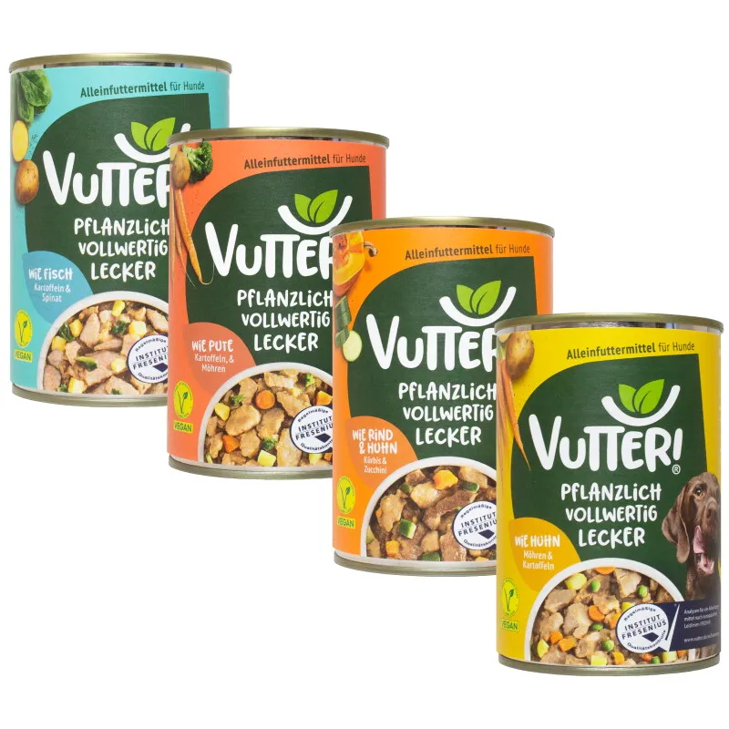 Vutter! Vutter! Gemischtes Set Fleisch und Fisch 24x400 g – Produktbild 1 von 2