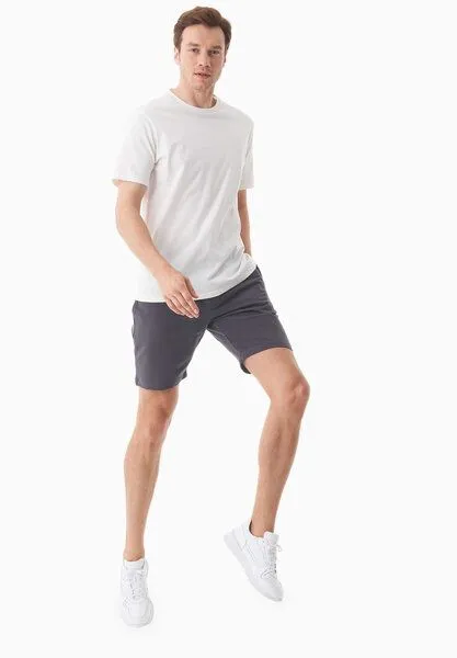 ORGANICATION ORGANICATION SAHIN | Leichte Sweatshorts aus Bio-Baumwolle, Shadow, – Produktbild 1 von 3