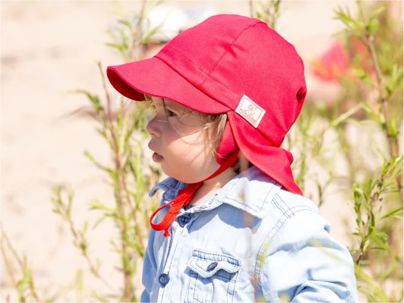 Pickapooh Pickapooh Baby und Kinder Mütze UV-80 rot Gr.46, Rot, – Produktbild 2 von 2