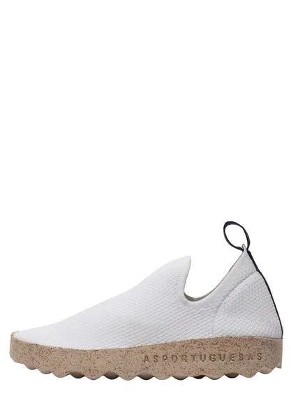 ASPORTUGUESAS ASPORTUGUESAS Elastischer Slip-On Damen Sneaker Care, White, – Produktbild 2 von 4