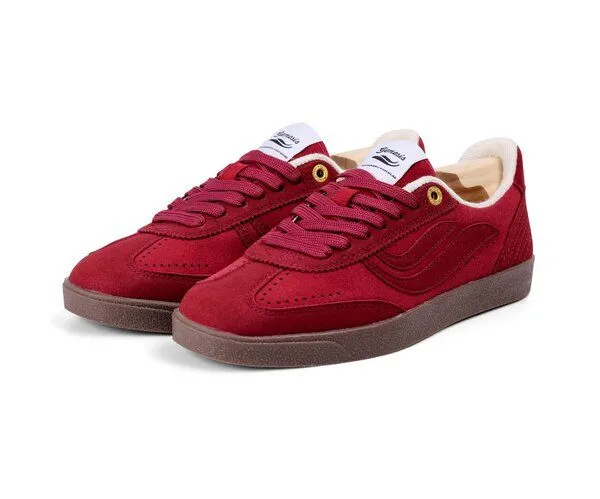 Genesis Footwear Genesis Footwear G-Volley OneColourWorld - Vegan Women Sneaker, Darkreddish / d. gum (rot), – Produktbild 1 von 4