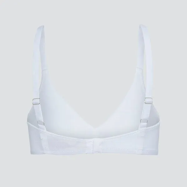 comazo|earth comazo|earth Fairtrade Basic BH ohne Bügel | GOTS zertifziert, Weiss, – Produktbild 4 von 4
