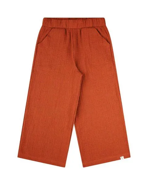 MATONA Matona Lockere Musselinhose für Kinder / Lounge Pants, Brick, – Produktbild 4 von 4