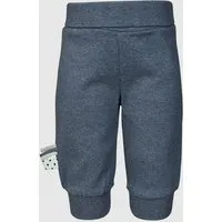 OrganicEra Baby-Hose mit Gummiband 'OrganicEra' aus Bio-Baumwolle, Blau, – Produktbild 1 von 1