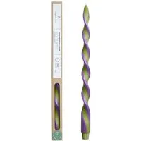 Originalhome Originalhome Gedrehte Duo Kerze für bewusste Geschenke - paraffinfrei & vegan., Purper - fig, – Produktbild 1 von 1