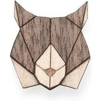 BeWooden BeWooden Broschen aus Holz mit Tiermotiven – handgemacht, nachhaltig, ideales Geschenk – Produktbild 1 von 1