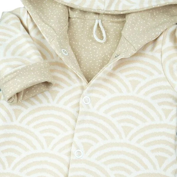 Sternchenwolke Sternchenwolke BIO Jacke "Jacquard Macadamia" – Produktbild 2 von 3