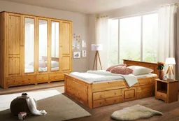 OTTO home Nachtkonsole Hugo, Nachttisch mit 1 Schublade, aus massiver Kiefer – Produktbild 1 von 1