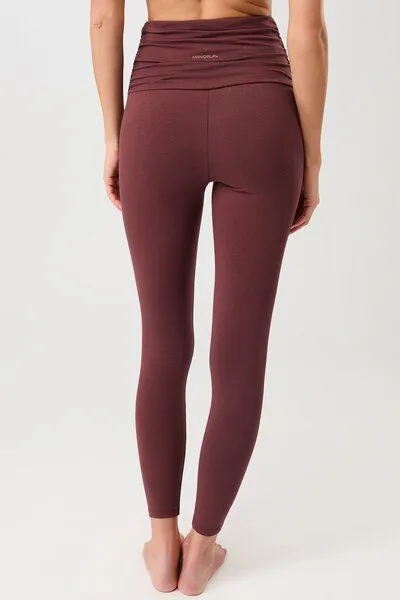 mandala Mandala Pilates Tights, Rosewood (rot), – Produktbild 3 von 4