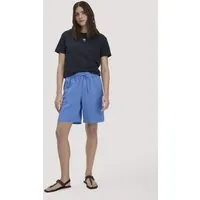 hessnatur hessnatur Shorts Relaxed aus weichem TENCEL Lyocell mit Leinen, Kornblume, – Produktbild 1 von 1
