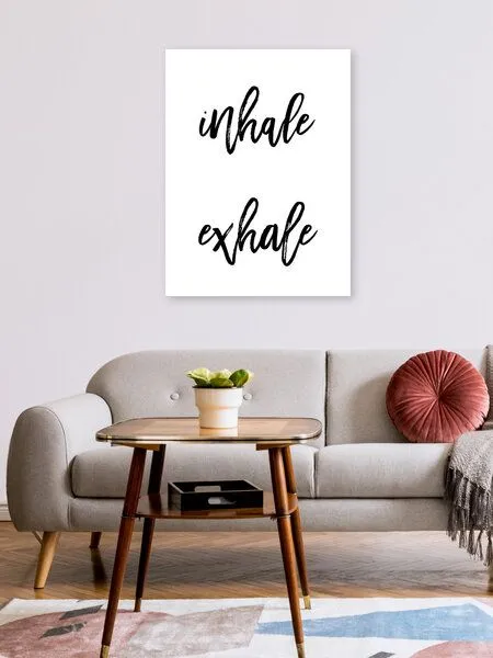 Photocircle Photocircle Poster / Leinwandbild - Inhale Exhale No8 – Produktbild 2 von 4